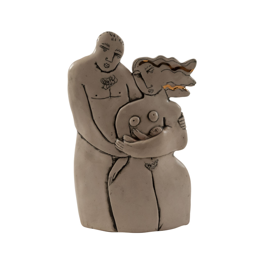 Tania Babb ceramic sculpture parents